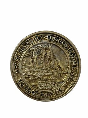 Vintage Brooklyn Borough President’s Office commemorative medallion